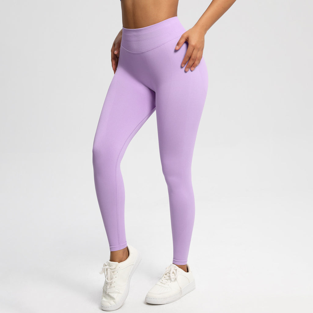 Velera Women's Pump Mid Rise Seamless Leggings - Mocha