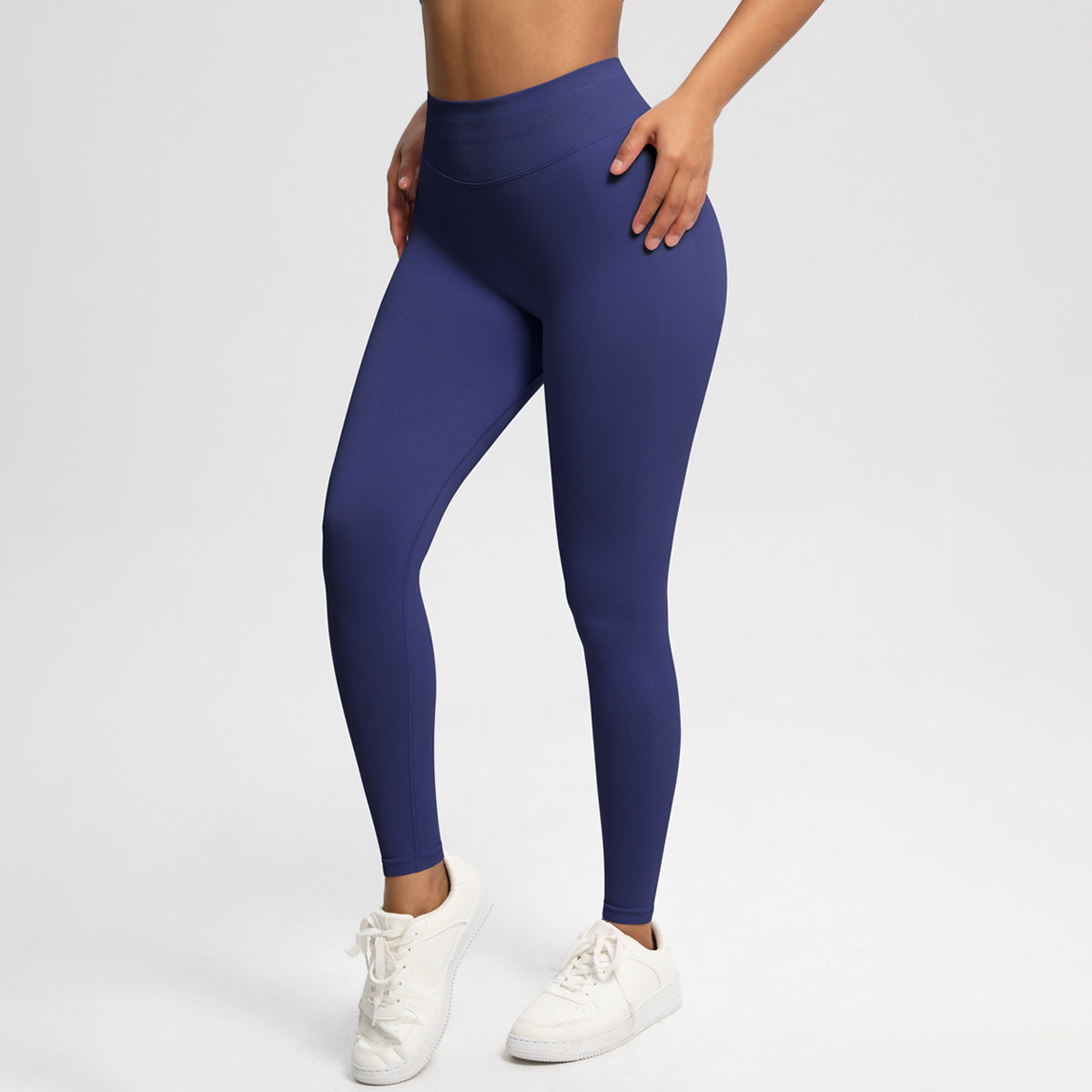 Velera Women's Pump Mid Rise Seamless Leggings - Mocha