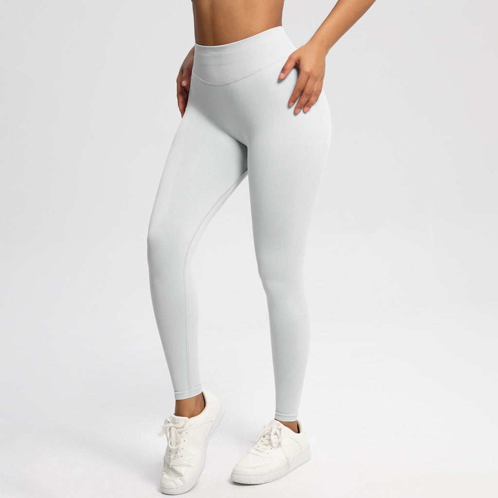 Velera Women's Pump Mid Rise Seamless Leggings - Mocha
