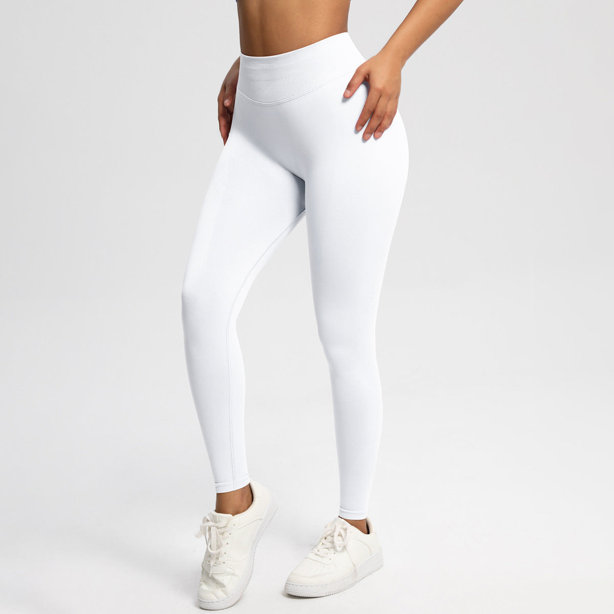 Velera Women's Pump Mid Rise Seamless Leggings - Mocha