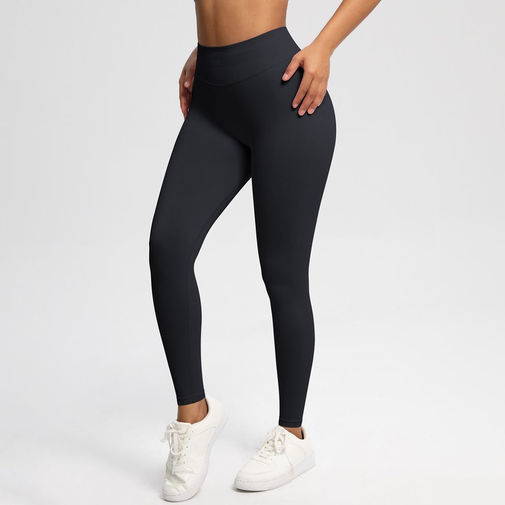 Velera Women's Pump Mid Rise Seamless Leggings - Mocha