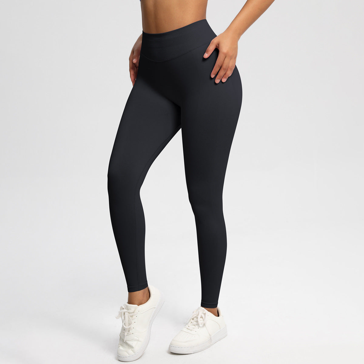 Velera Women's Pump Mid Rise Seamless Leggings - Mocha