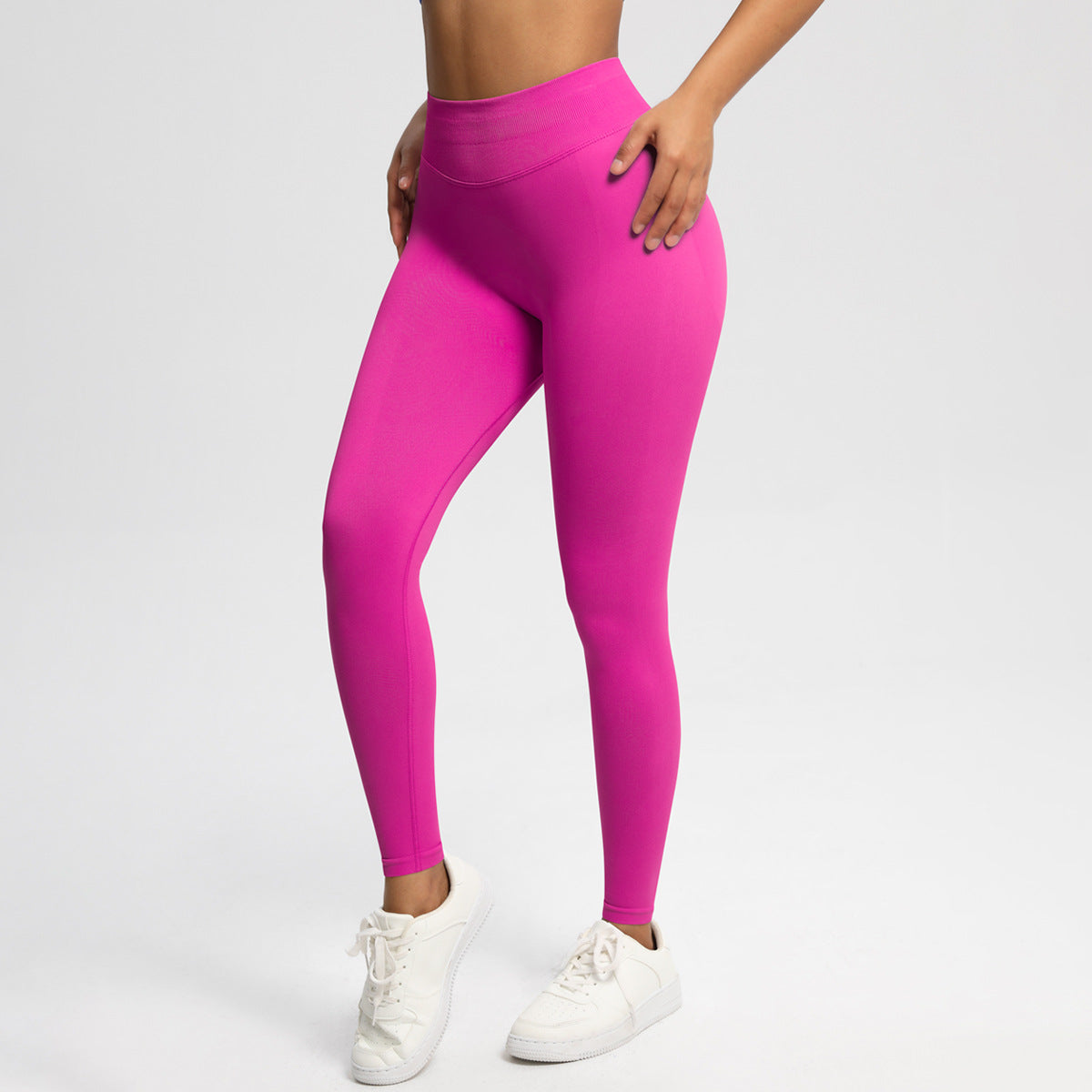 Velera Women's Pump Mid Rise Seamless Leggings - Mocha
