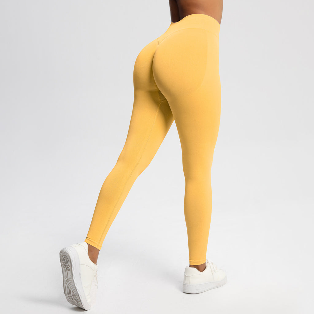 Velera Women's Pump Mid Rise Seamless Leggings - Mocha