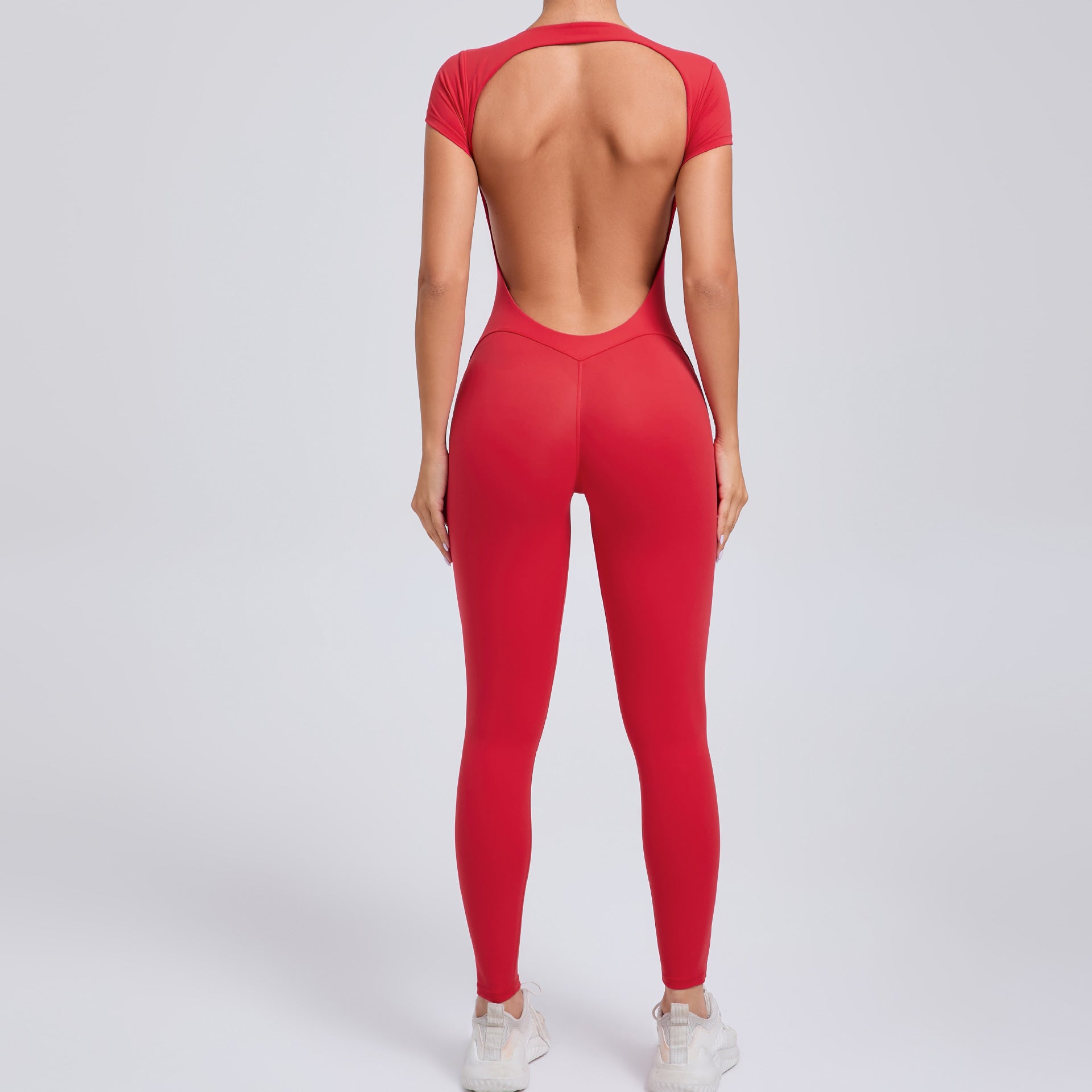 Velera Women's Forme Open Back Tee Workout Bodysuit